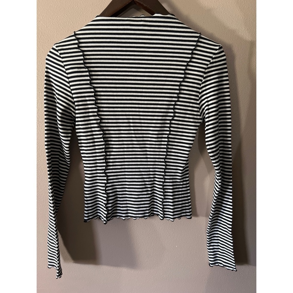& Other Stories Striped Black And White Women's T… - image 4